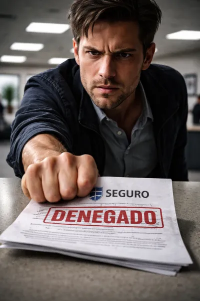 Toma visual de persona mostrando una cara molesta debido a su rechazo y no quiere estar en periodo de espera